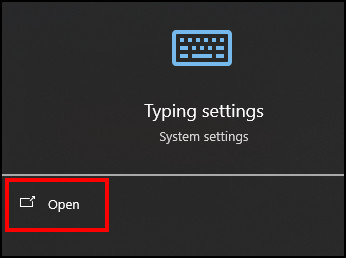 typing-settings
