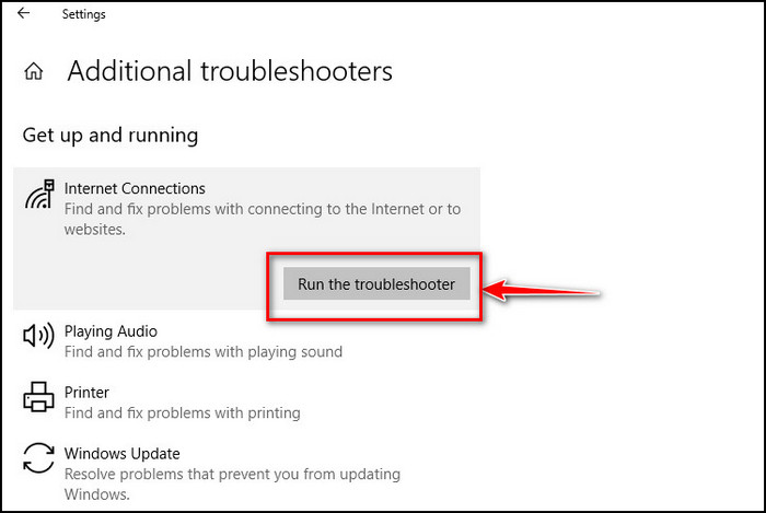 updatesecurity-troubleshoot-internet