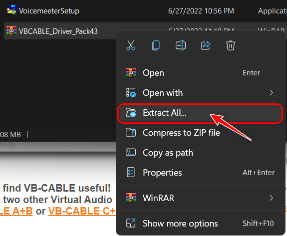 vbcable-select-extract-all