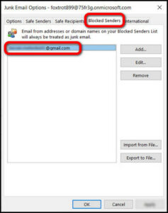 Find Blocked Emails in Outlook [View Junk Email List]