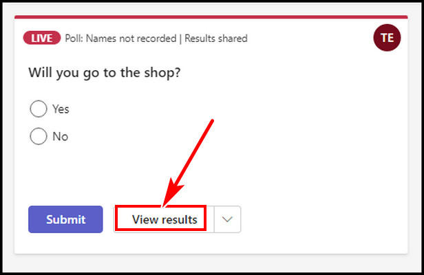 view-poll-result-directly-in-ms-teams