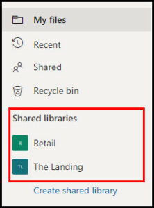 OneDrive Shared Library [Create & View Your Shared Library]