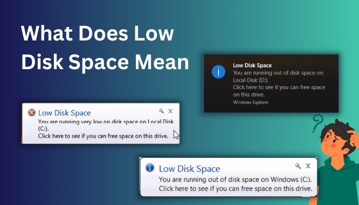what-does-low-disk-space-mean