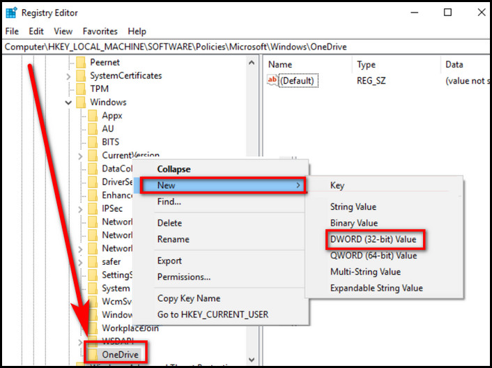 windows-10-registry-editor-onedrive-new