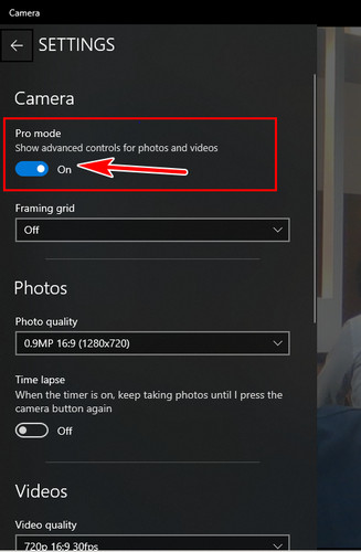 windows-camera-enable-pro-mode