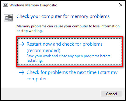 windows-memory-diagnostics-options