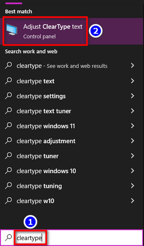 windows-search-cleartype