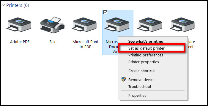 windows-set-default-printer
