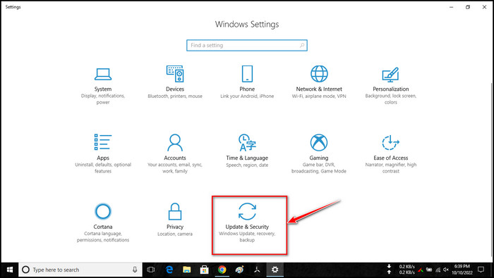 windows-update-&-security-settings