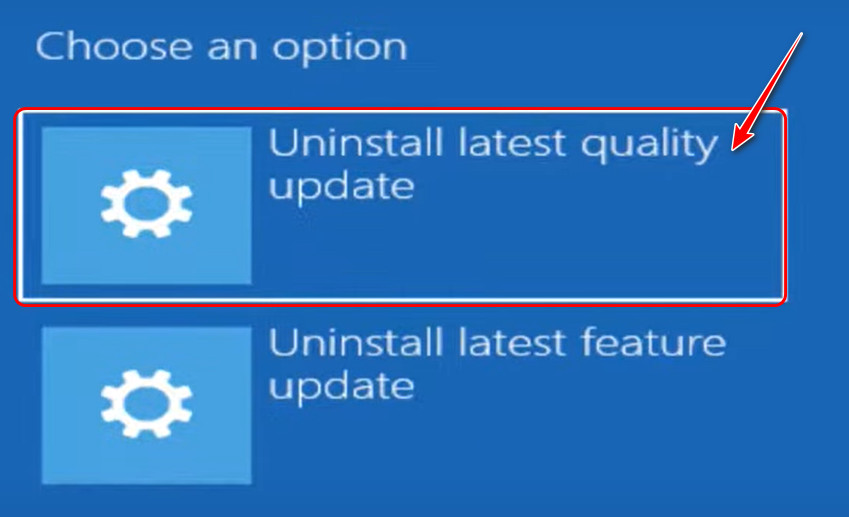 winre-uninstall-latest-quality-update