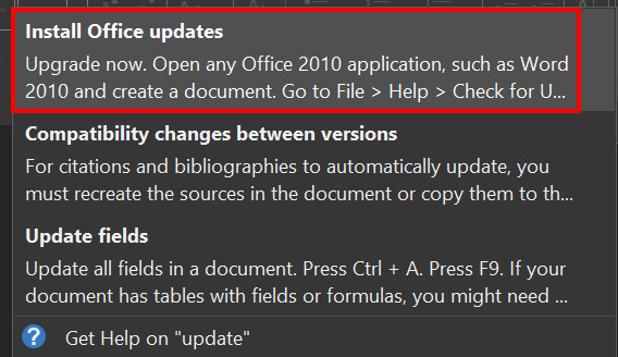 word-install-office-updates