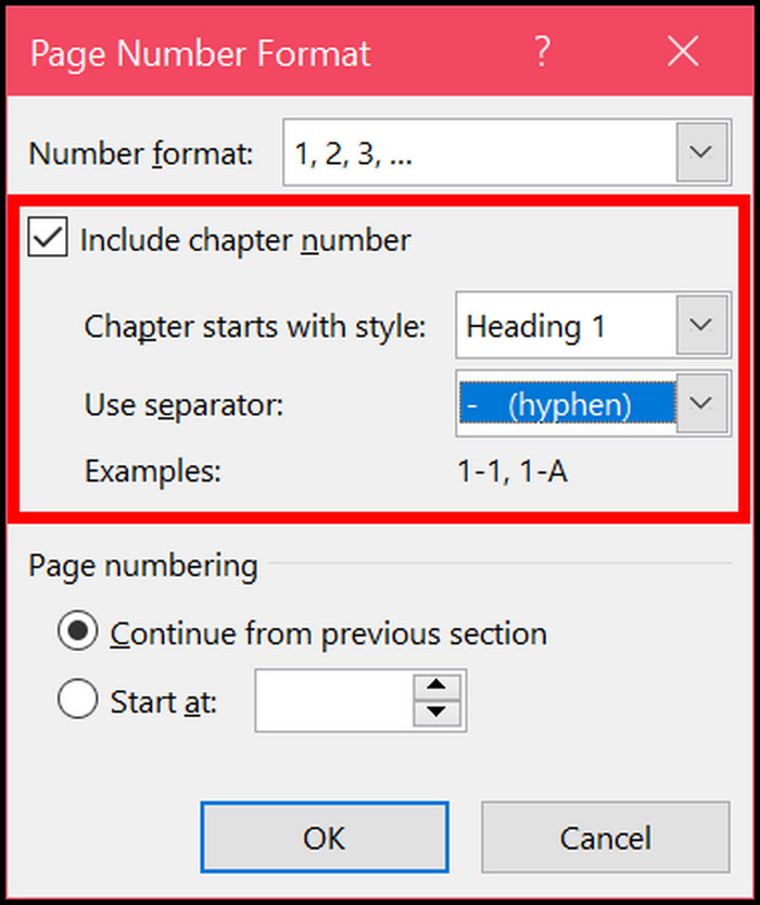word-page-number-include-chapter