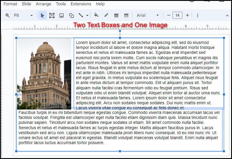 wrap-text-in-slides